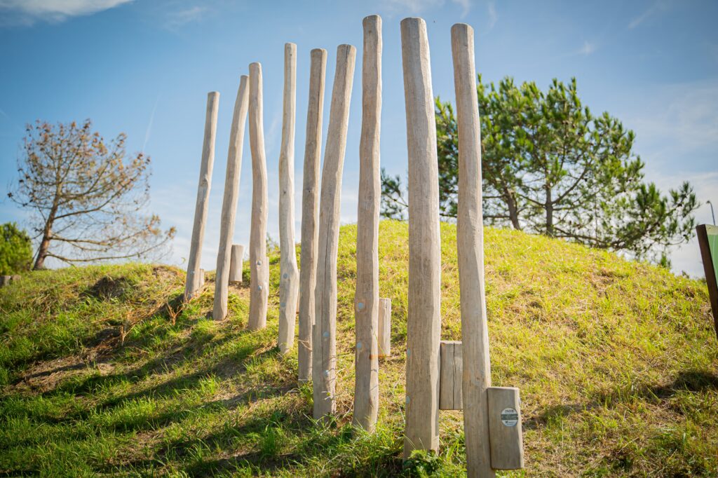 houten sport toestel buiten ouddorp duin sporten buiten houten sporttoestel houten stormbaan buiten